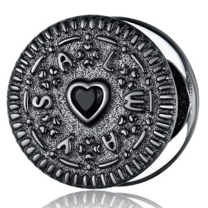 Solid 925 Sterling Silver ALWAYS Chocolate Biscuit Pandora Inspired Charm
