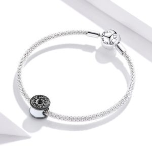 Solid 925 Sterling Silver ALWAYS Chocolate Biscuit Pandora Inspired Charm