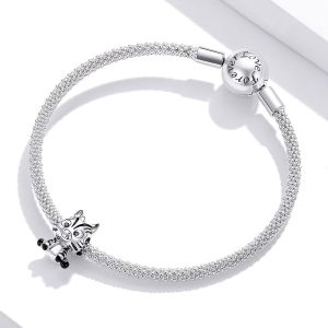 Solid 925 Sterling Silver Baby Zebra Pandora Inspired Charm
