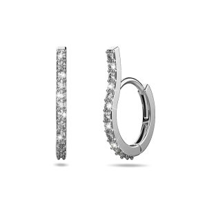 Solid 925 Sterling Silver Couture of Dazzle Earrings