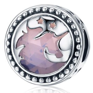 Solid 925 Sterling Silver Fairytale Unicorn Charm