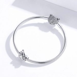 Solid 925 Sterling Silver Cute Baby Sloth Animal Pandora Inspired Charm