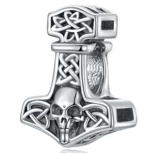 Solid 925 Signature Silver Pirate's Missing Anchor Charm