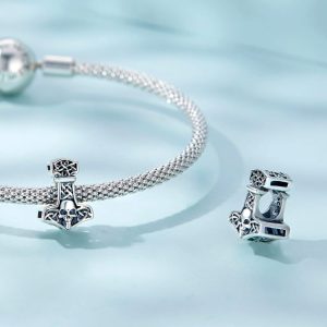 Solid 925 Signature Silver Pirate's Missing Anchor Charm