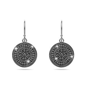 Solid 925 Sterling Silver Timeless Fractal Earrings