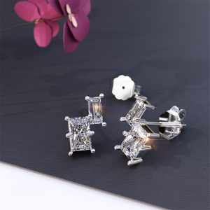 Solid 925 Signature Silver Stellar Stud Earrings
