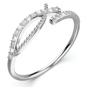Solid 925 Sterling Silver Serendipity Adjustable Stacking Ring