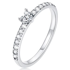 Solid 925 Signature Silver Little Princess Ring
