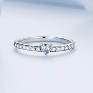 Solid 925 Signature Silver Little Princess Ring