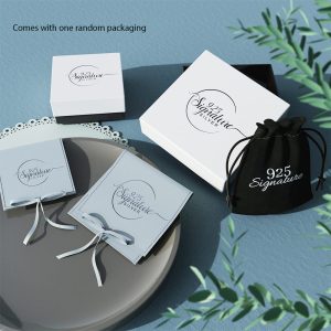 Solid 925 Sterling Silver Baby Blue Sleepers Embellished with Swarovski® crystals