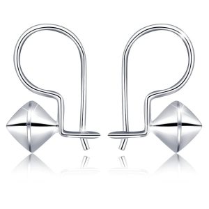 Solid 925 Sterling Silver Go Forward Earrings