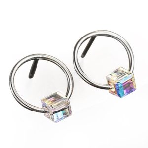 Solid 925 Sterling Silver Beauty Drop Earrings