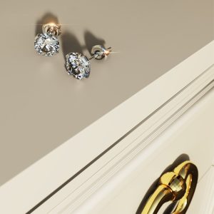 Solid 925 Sterling Silver Prong Crystal Studs 6mm