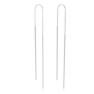 Solid 925 Sterling Silver Harvey Threader Earrings
