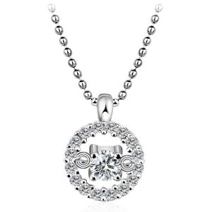 Solid 925 Sterling Silver Malificent Necklace