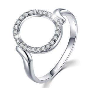 Solid 925 Sterling Silver Circle Of Fame Ring