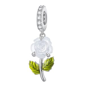Solid 925 Signature Silver Solaris Shift Petal Charm