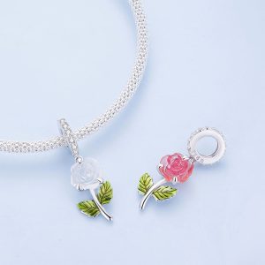 Solid 925 Signature Silver Solaris Shift Petal Charm